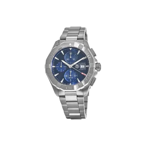 TAG HEUER Автоматический Механический Механизм Мужские Часы 43 мм Синий