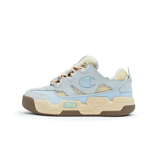 Champion Slip-Resistant Low-Top Skateboard Shoes Women's Light Blue Чемпион противоскользящие низкие кеды для скейтбординга женские светло-голубые