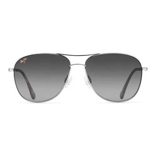 Maui Jim Чистый титан Aviator Солнцезащитные очки Унисекс Серебряный