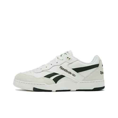 Reebok BB 4000 Амортизация устойчивость к истиранию дышащий низкий топ винтажные баскетбольные кроссовки унисекс белый зеленый