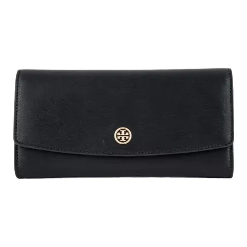 TORY BURCH Кошелек из коровьей кожи женский черный