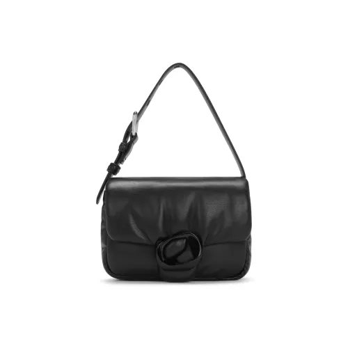 CHARLES KEITH ПУ (полиуретан) Сумка через плечо Маленькая квадратная сумка Подушка Сумка Сумка через плечо Женская Темно-коричневый Черный Слоновая кость