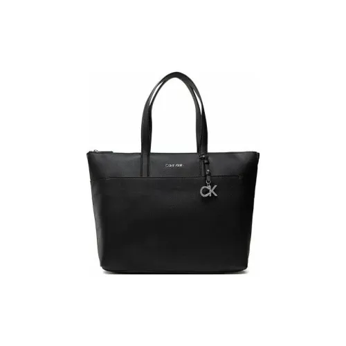 CK Calvin Klein Полиуретан Тоут Сумка Сумка для покупок Сумка Сумка через плечо Женская Черная