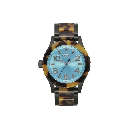 NIXON Наручные часы Кварцевый механизм Нержавеющая сталь Ремешок 38 мм Синий циферблат Женские часы