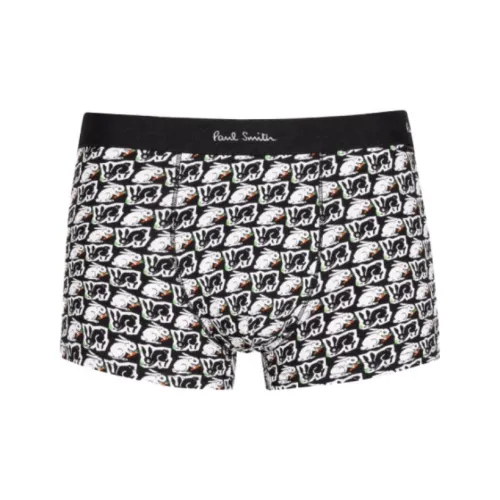 Paul Smith 'repeating Кролик' Низкие Боксеры с Низким Шовом Мужские 1 Пачка Черные