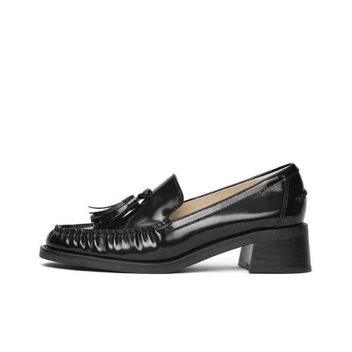 73Hours Лоферы 3,5 см Женские Черные