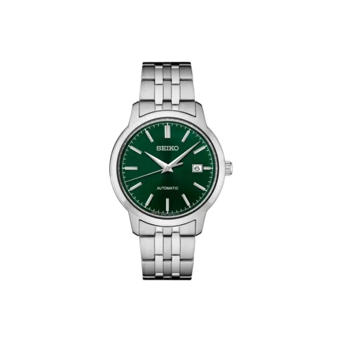 SEIKO Автоматический Механический Механизм Мужские Часы 41,2мм*11,8мм Зеленый