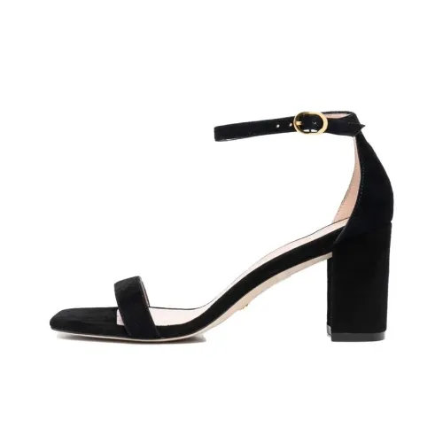 Stuart Weitzman SW One Sandals Strap 7,5cm Women's Black