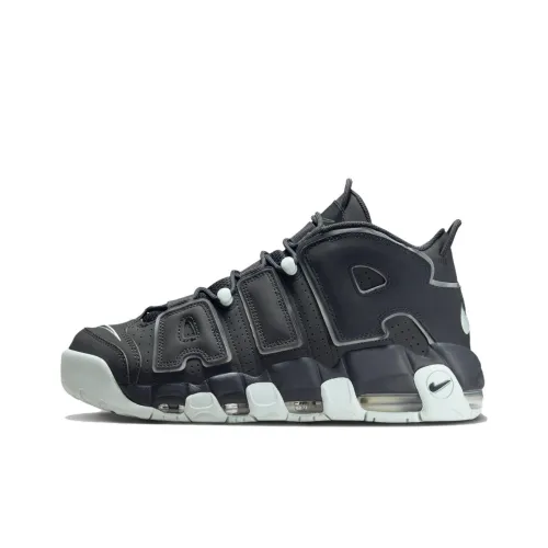 Nike Air More Uptempo Винтажные баскетбольные кроссовки MID Топ Черный Зеленый Мужской