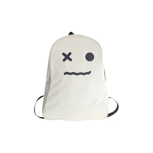 KAKAXI Nylon Backpack Unisex White Black KAKAXI Нейлон Рюкзак Унисекс Белый Черный