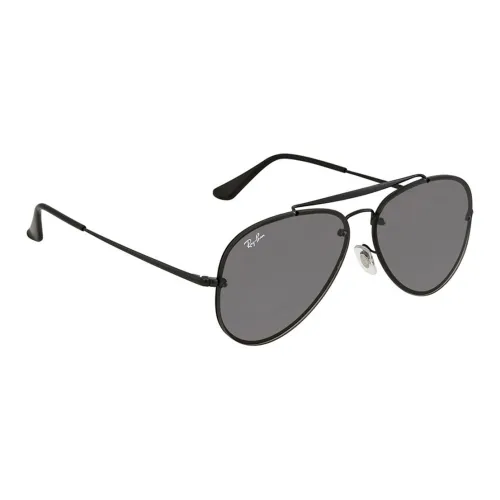 RayBan Aviator Солнцезащитные очки из нержавеющей стали унисекс черные