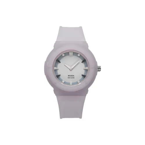 WUSSA Alpha Red Eye Collection Кварцевые Механические Часы Унисекс Белый Циферблат AP01F