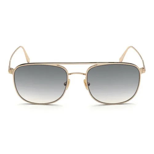 TOM FORD Металл Aviator Солнцезащитные очки Мужские Золотые