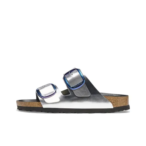 Birkenstock Слипоны Металлическое серебро Женские