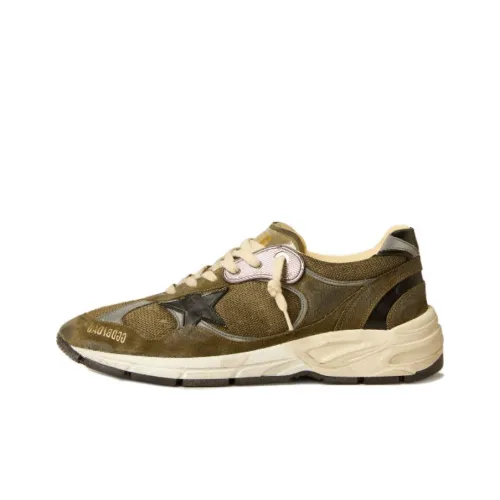 Golden Goose Dad Star Casual Low Top Green Men's