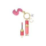 Розовый кулон с подвеской 1070+ и кисточкой