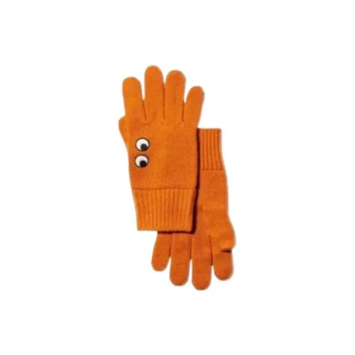 UNIQLO Вязаные перчатки унисекс оранжевые