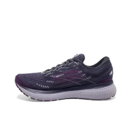 Brooks Glycerin19 противоскользящие устойчивые к истиранию дышащие низкие беговые кроссовки женские фиолетовые