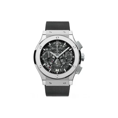 HUBLOT Автоматический Механический Механизм Мужские Часы 45 мм Черный