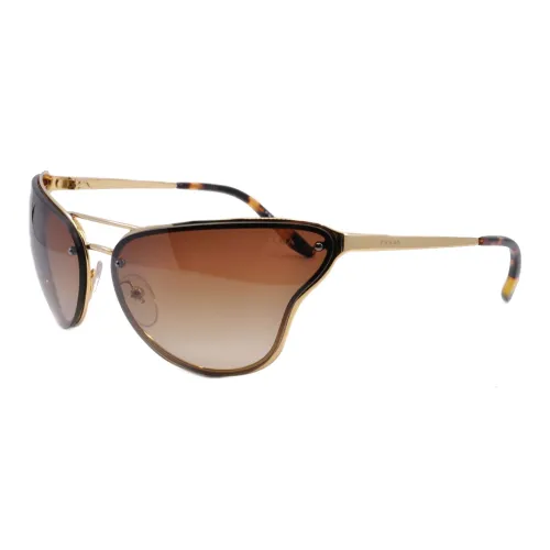 PRADA Металл Aviator Солнцезащитные очки Женские Золото