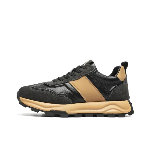 TRUMPPIPE Низкий топ Мужская повседневная обувь Черный