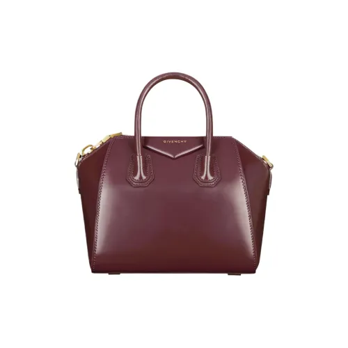 Givenchy Antigona Сумка через плечо из коровьей кожи мини-сумка для женщин рубиново-красный