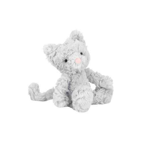 JELLYCAT Коллекция кошек Squiggle Roll Кукла-плюшевая кошка 23 см Высота