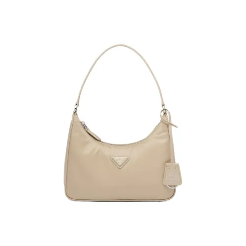 PRADA RE Edition Нейлоновая Сумка через плечо Мини Женская Пустыня Бежевый