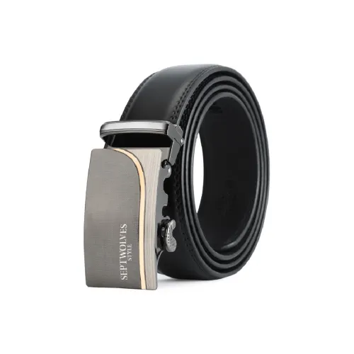 SEPTWOLVES New Arrival Бизнес Повседневный стиль Минималистский стиль Автоматическая застежка Кожаные ремни Мужской Ширина 3,5 см