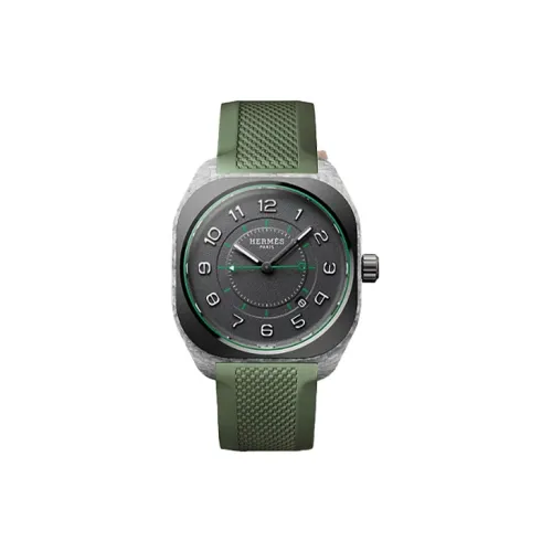 HERMES Автоматический Механический Механизм Мужские Часы 42мм*39мм Черный