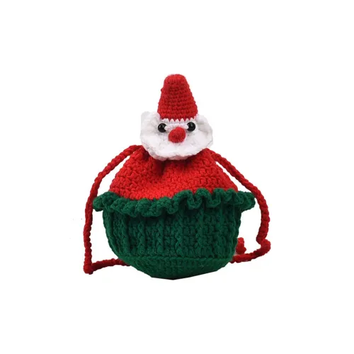 NOME Хлопок Сумка через плечо Стандартная Женская Санта-Клаус Рождество Лось Рождественская елка