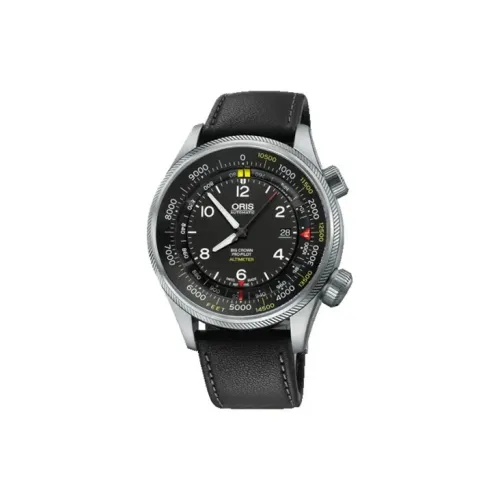 Oris Автоматический Механический Механизм Мужские Часы 47 мм Черный