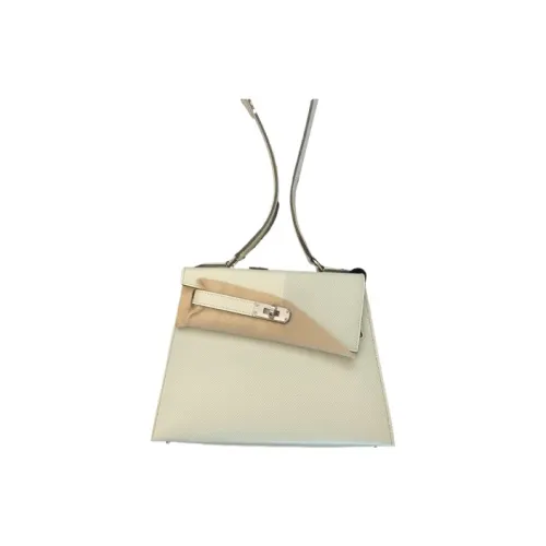 HERMES Kelly Эпсомская кожа Сумка Kelly Сумка через плечо Сумка Женская Пузырьковый зеленый