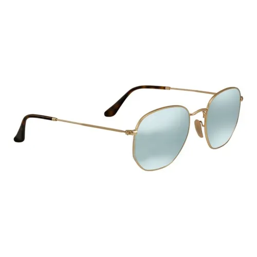 RayBan Металл Нерегулярная форма Солнцезащитные очки Унисекс Золотой