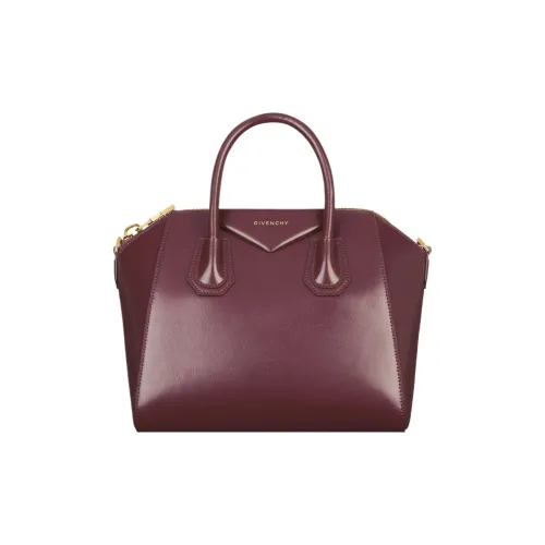 GIVENCHY Antigona Сумка через плечо из коровьей кожи маленькая сумка женский рубиново-красный