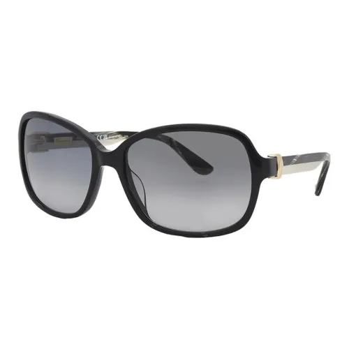 FERRAGAMO Пластик Прямоугольные Солнцезащитные очки Женские Черные