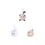 Кошка (белая), щенок (белый), щенок (желтый)