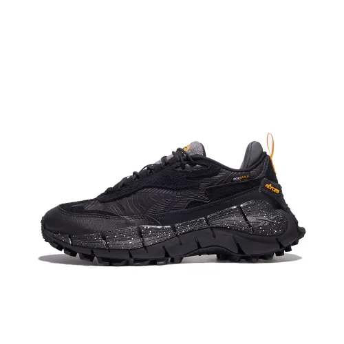 Reebok Zig Kinetica 2,5 Беговые кроссовки Низкий топ Черный воин Унисекс