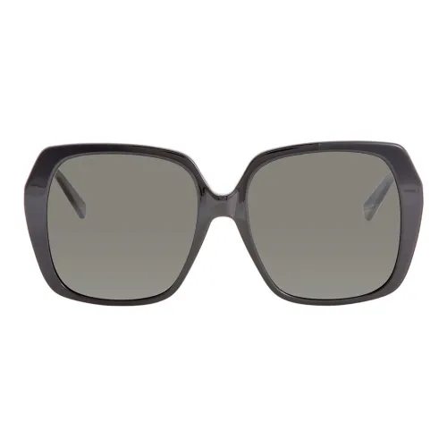 GUCCI Нерегулярная форма Солнцезащитные очки Женские Черный