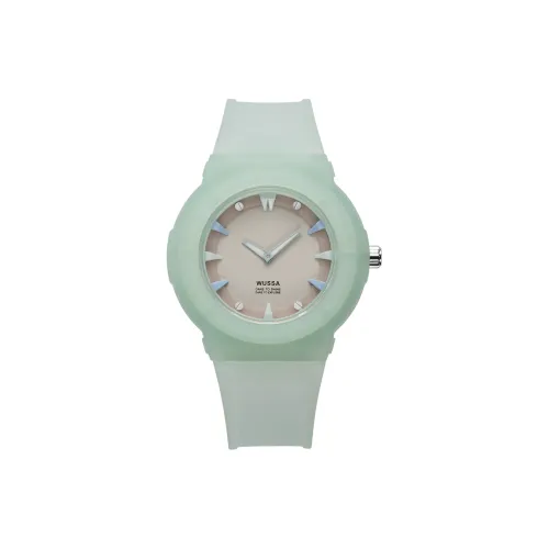 WUSSA Alpha Red Eye Collection Кварцевые Механические Часы Унисекс Зеленый Циферблат AP01L