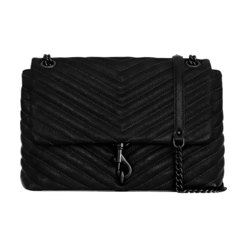REBECCA MINKOFF Edie Кожа Плечевая сумка Женская Черная