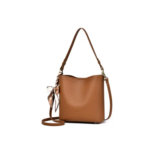 Versman ПУ (полиуретан) Сумка Сумка через плечо Средняя Женская Мокко Мусс Коричневый Классический черный