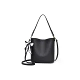 Классический черный [Короткий плечевой ремень + длинная лямка]