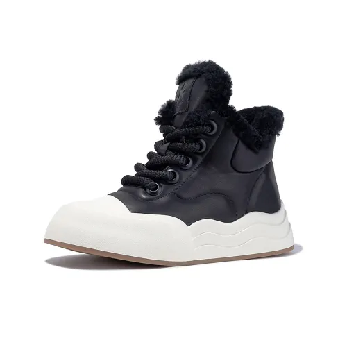 BELLALILY Противоскользящие устойчивые к истиранию высокие кроссовки для скейтбординга женские