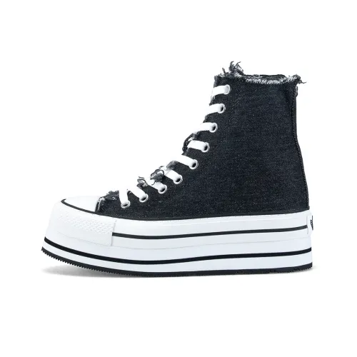 iiJin High Top Canvas Shoes Women's