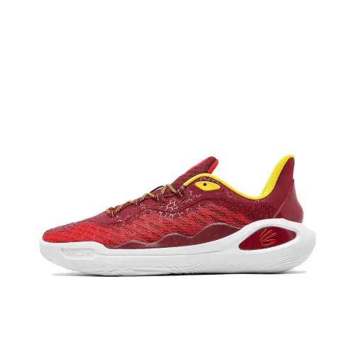 Under Armour Curry 11 Баскетбольные кроссовки Low Топ Красный Мужской