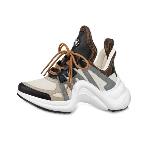 LOUIS VUITTON Archlight Low Топ Повседневная обувь Женская Белая Серый Черный