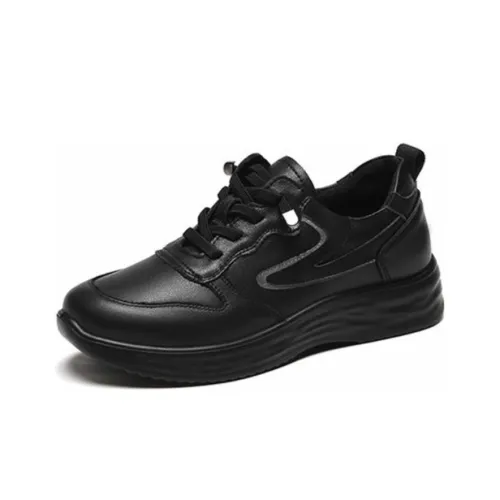 SHOUBA Низкий топ Повседневная обувь Женская Черная
