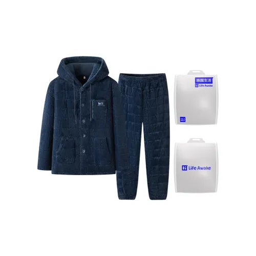 HLA Темно-синий 5005 Мужской Пижамный комплект