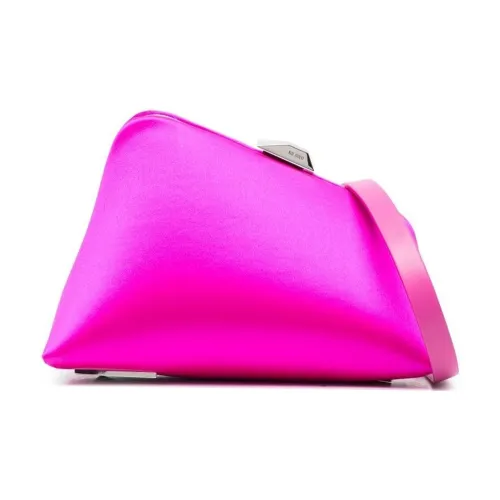 The Attico Телячья кожа Одно плечо Клатч Женский Фуксия